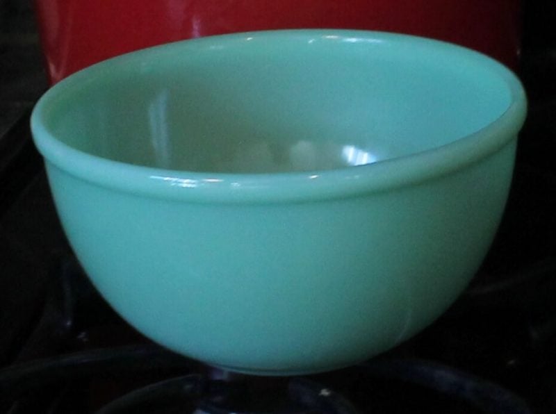 vintage jadite bowl