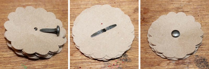 How to make simple vintage paper punch flowers adirondackgirlatheart.com