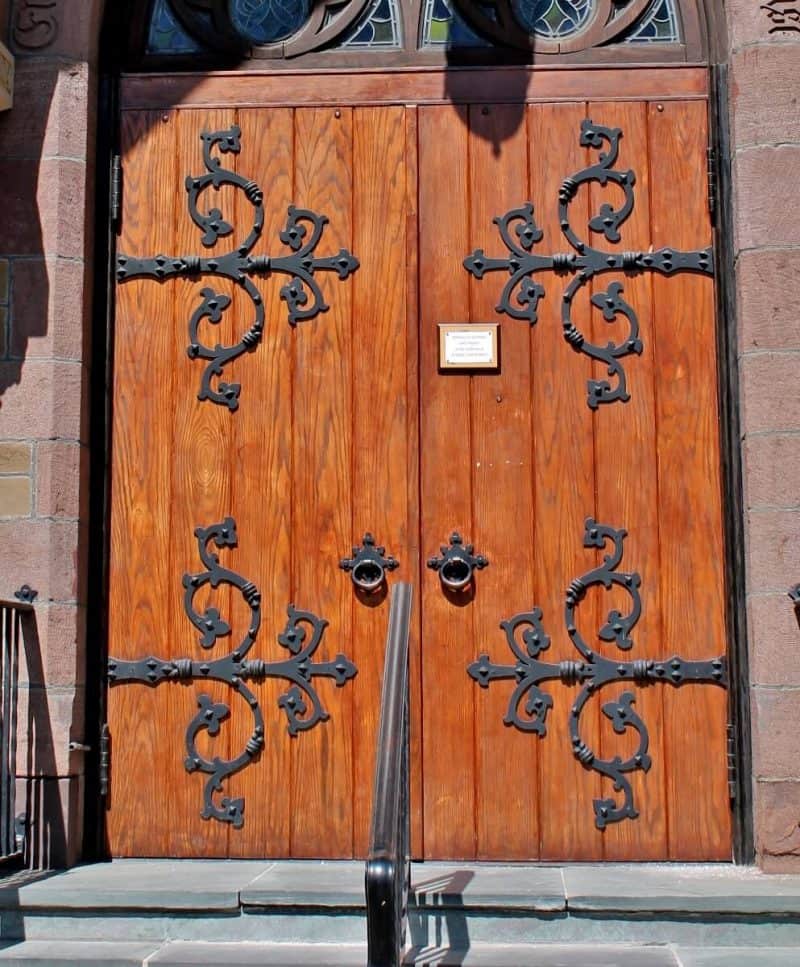 Front Door of the First Reformed Church of Schenectady