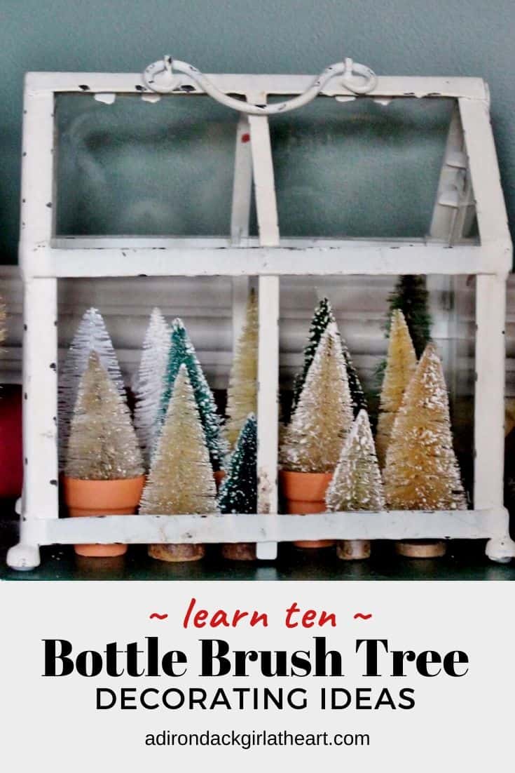 10 Bottle Brush Tree Decorating Ideas • Adirondack Girl Heart