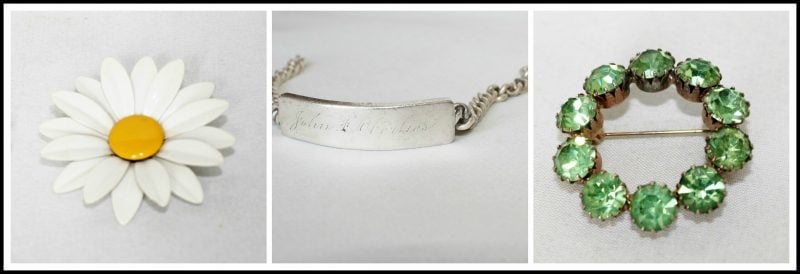 vintage jewelry collage