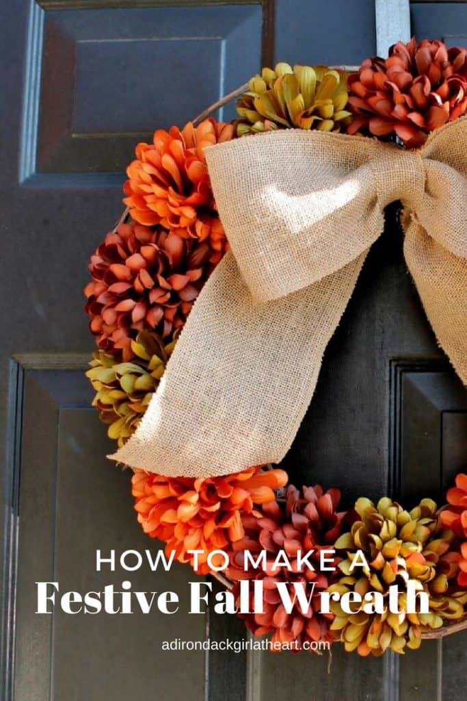How to Make a Festive Fall Wreath adirondackgirlatheart.com
