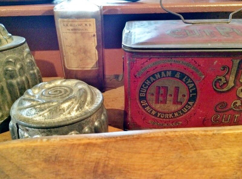 Antique tins