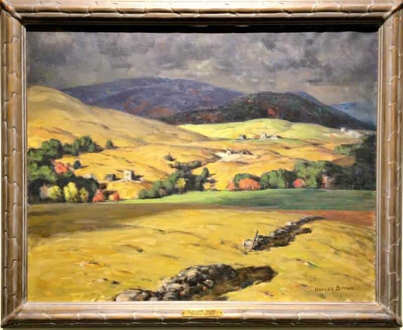 Landscape oil painting
