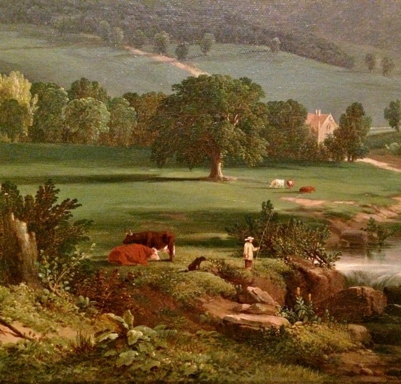 Close up of Scene in the Helderbergs, W. Hart