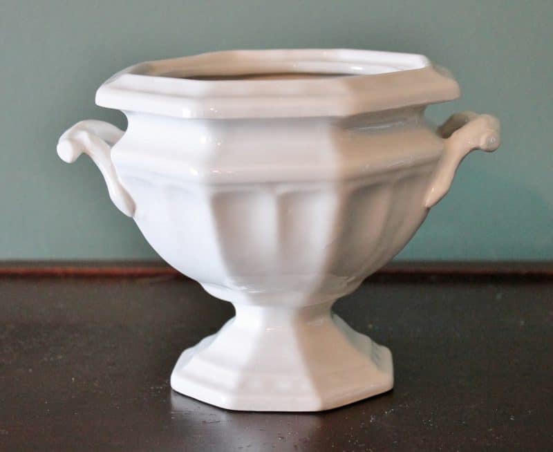 Ironstone soup bowl