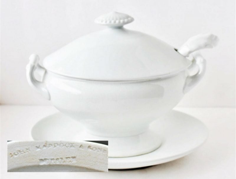 Vintage john maddock & sons gravy boat