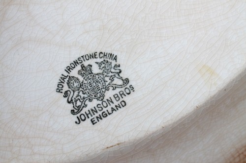 Johnson Bros. mark on vintage ironstone