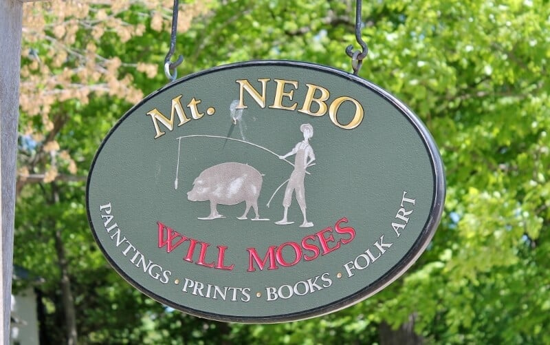 Mt. Nebo Sign + Will Moses