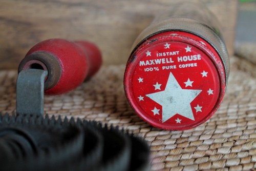 vintage maxwell house jar