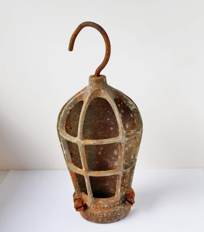 vintage light cage