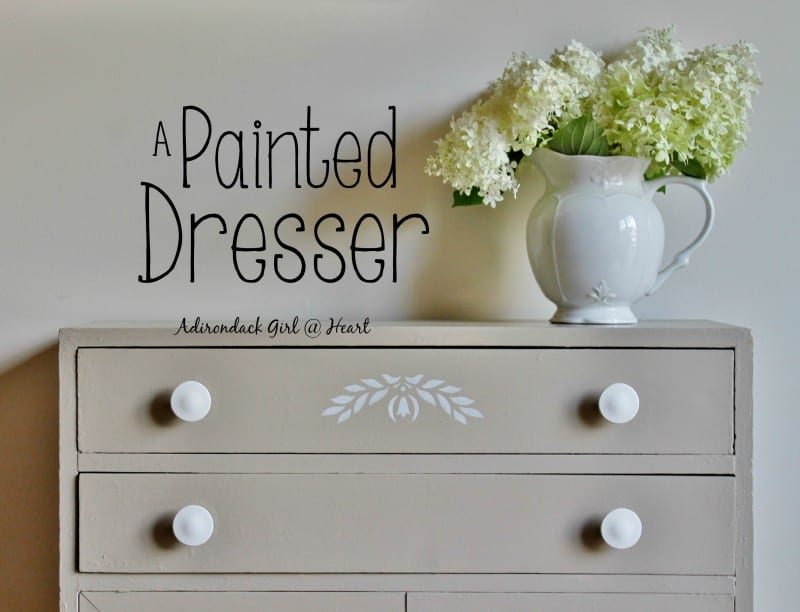 dresser makeover with paint