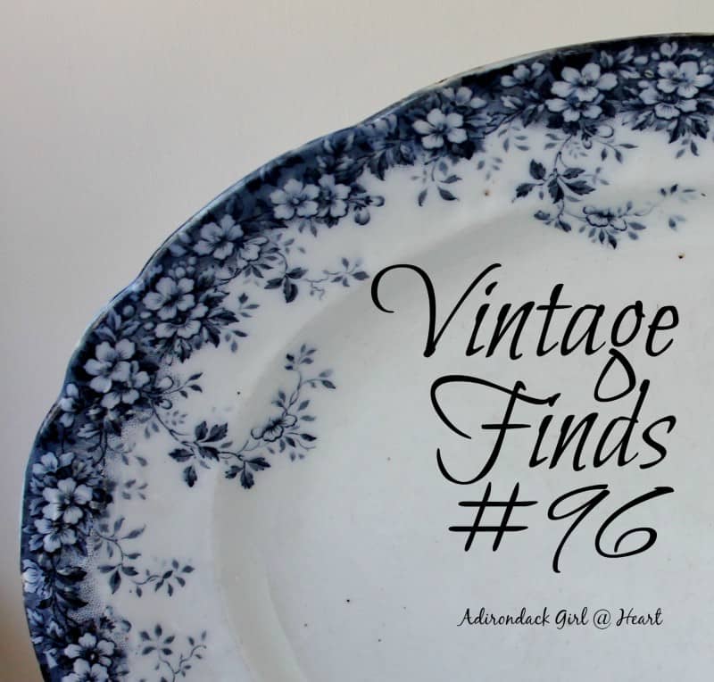 edge of Booth's ironstone platter