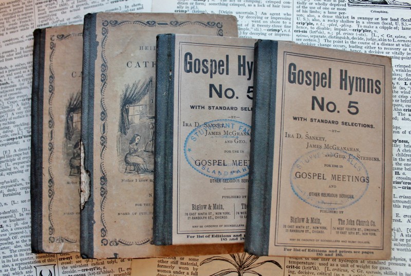 Antique miniature books