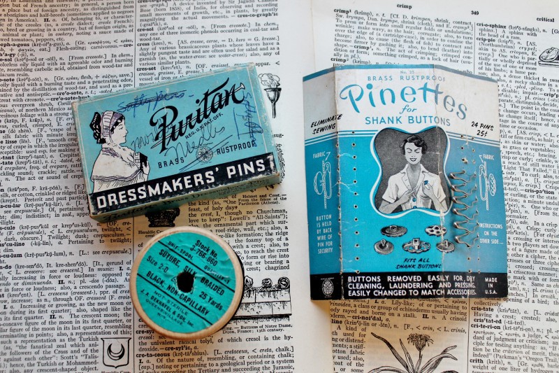 Vintage sewing supplies