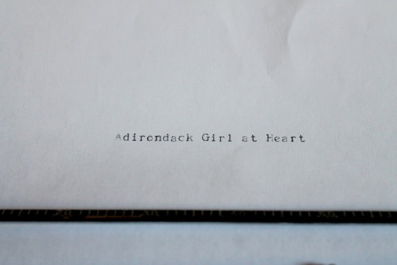Royal Typewriter sample