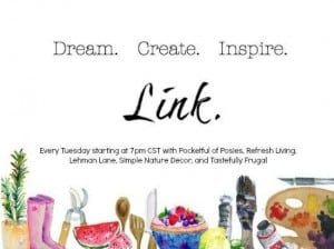 Dream Create Inspire Link party button