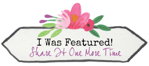 Share it one more time link party button