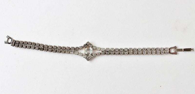 vintage rhinestone bracelet