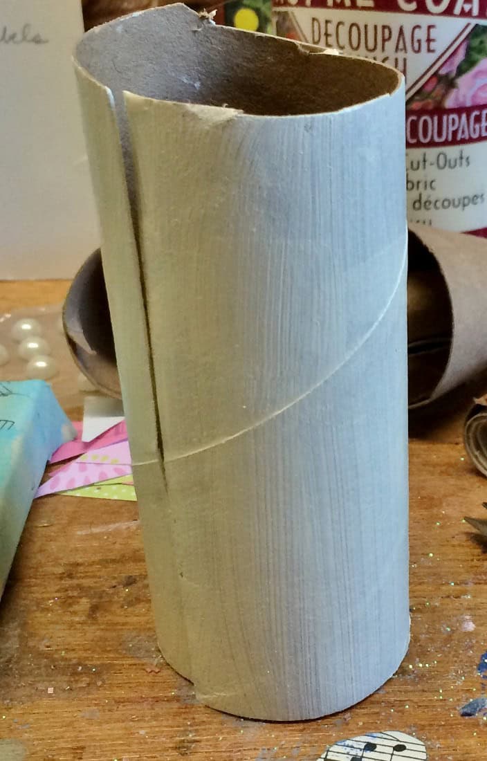 Toilet Paper Tube Painted Painted toilet paper tube