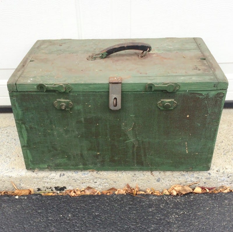 Vintage Green Tool Box
