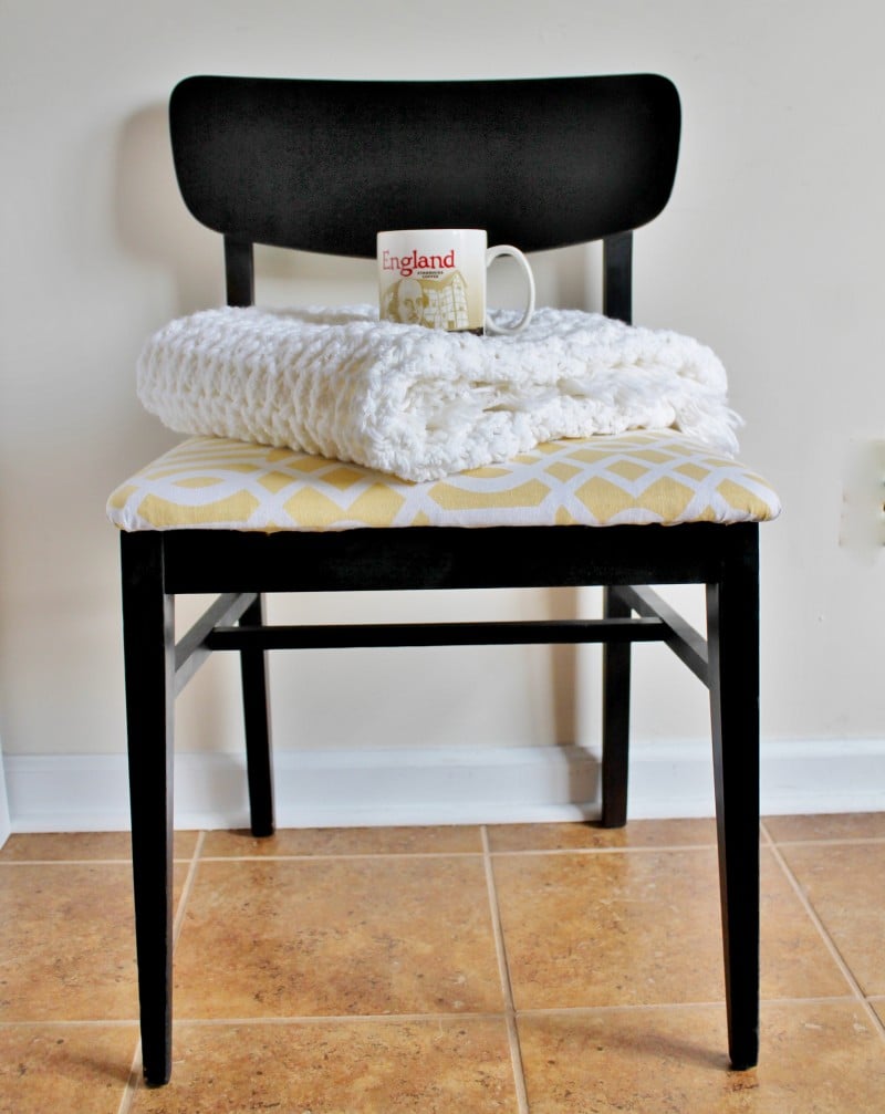 Vintage MCM Chair Makeover at Adirondack Girl @ Heart