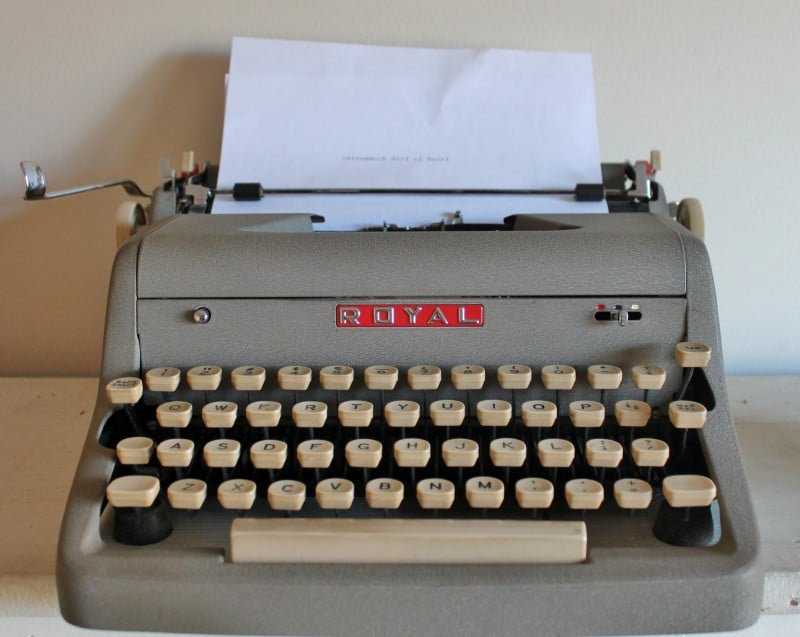 Vintage Royal Typewriter