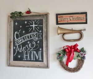 Christmas Gallery Wall