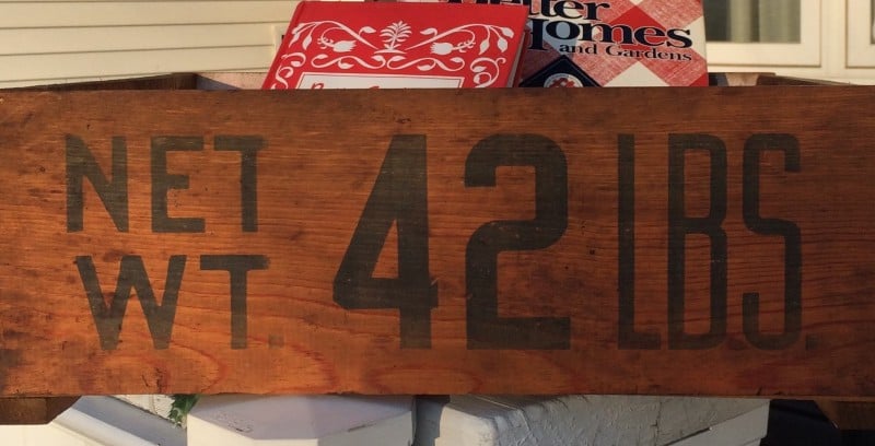 Vintage Wooden Crate