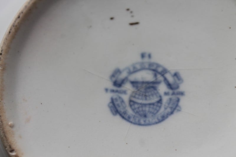 Mark on Jasper pattern Grindley England Transferware Bowl