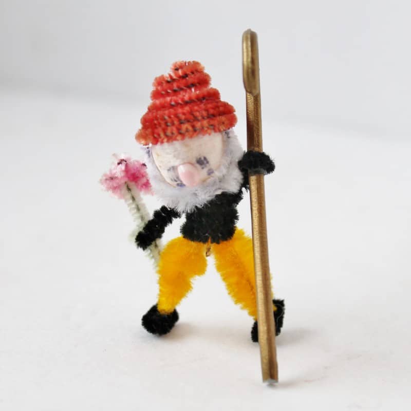 Vintage Chenille Christmas Elf