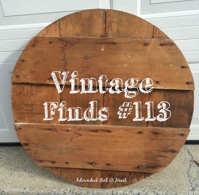 Back of Large Round Wooden Piece 