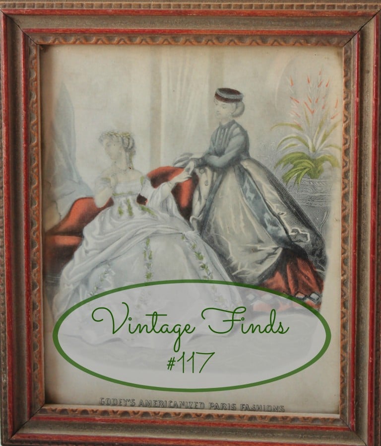 Print from Vintage Godey's Fashionable Women