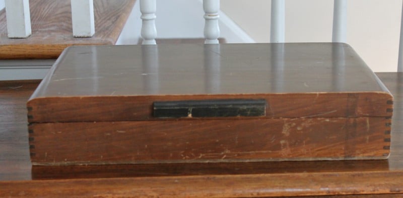 Vintage silverware case