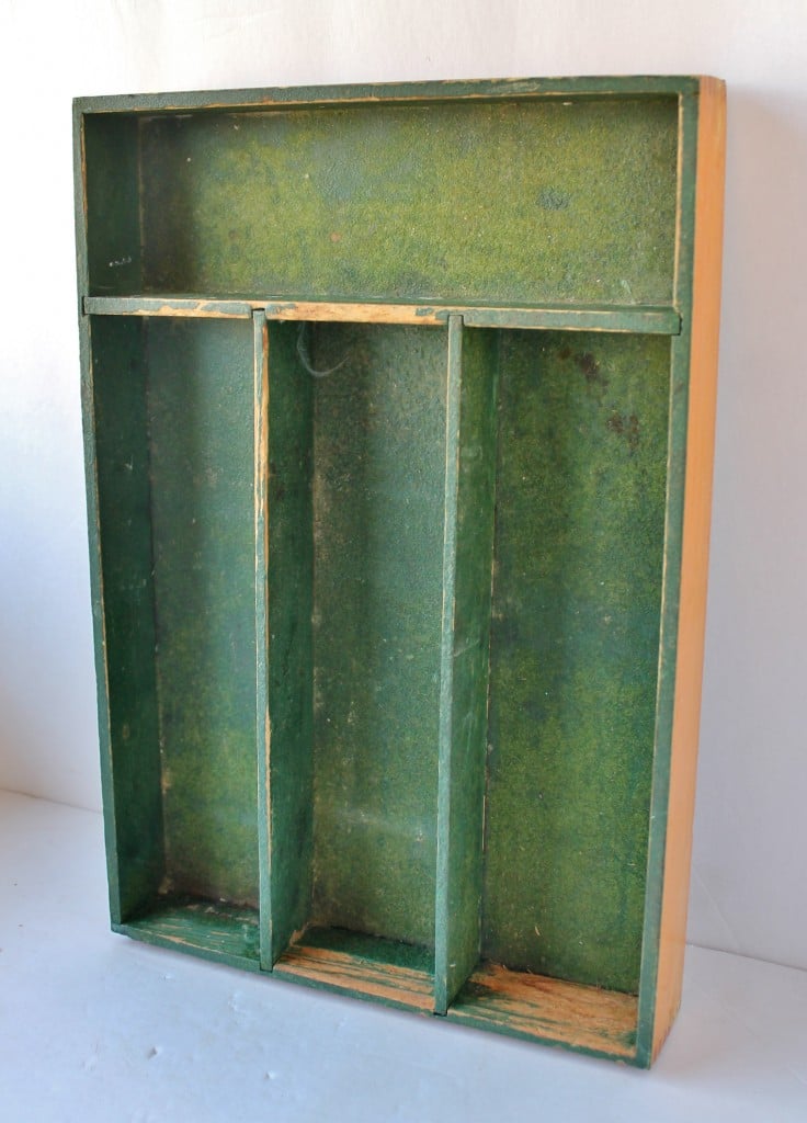 Vintage utensil tray