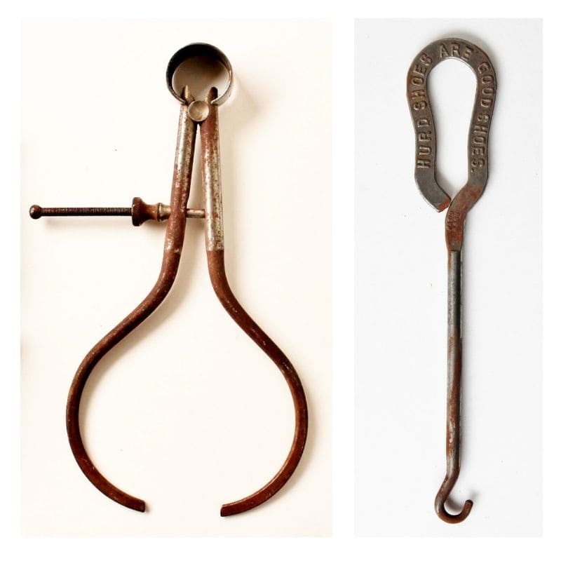 Rusty calipers and rusty button hook
