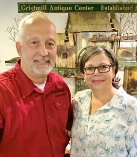 balding man and younger woman with glasses