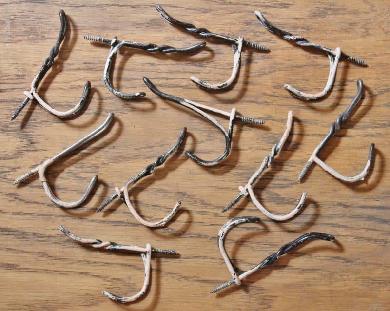 Vintage wire hooks