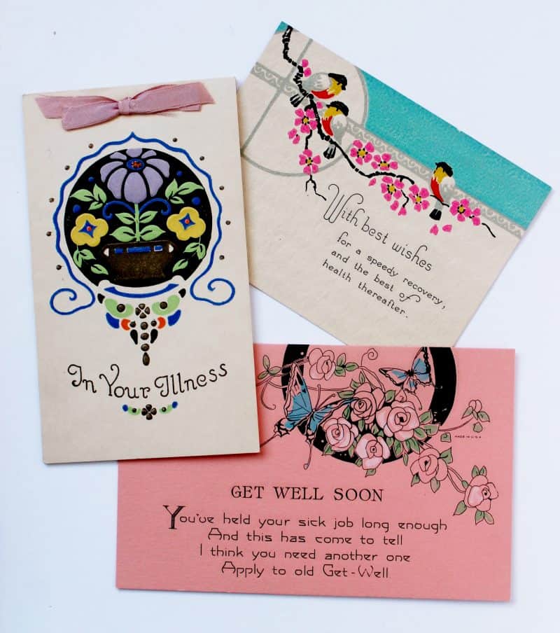Vintage Get Well Cards (3)