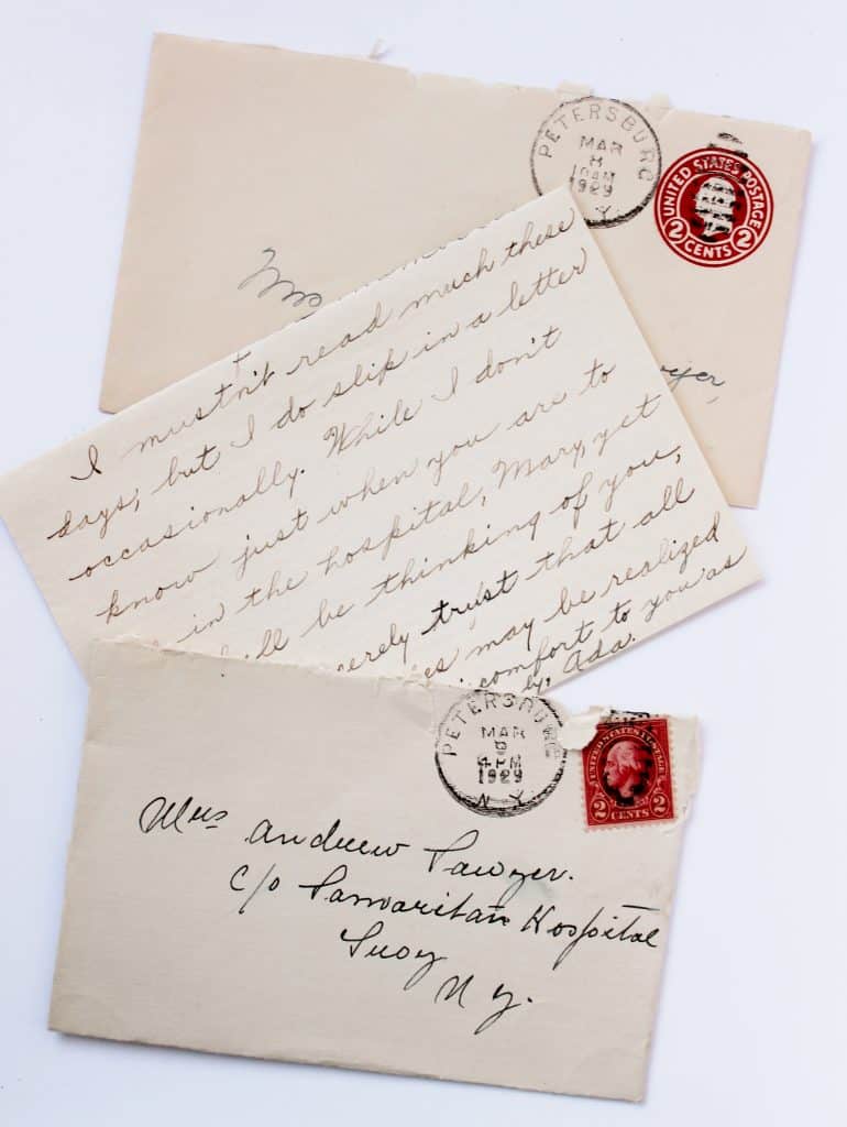 Vintage letters c. 1929