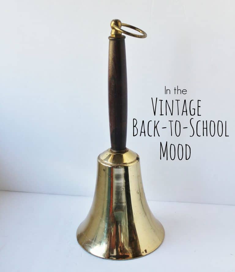 In the Vintage Back-to-School Mood