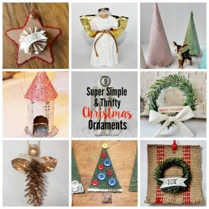 Nine Homemade Christmas Ornaments--simple and thrfty