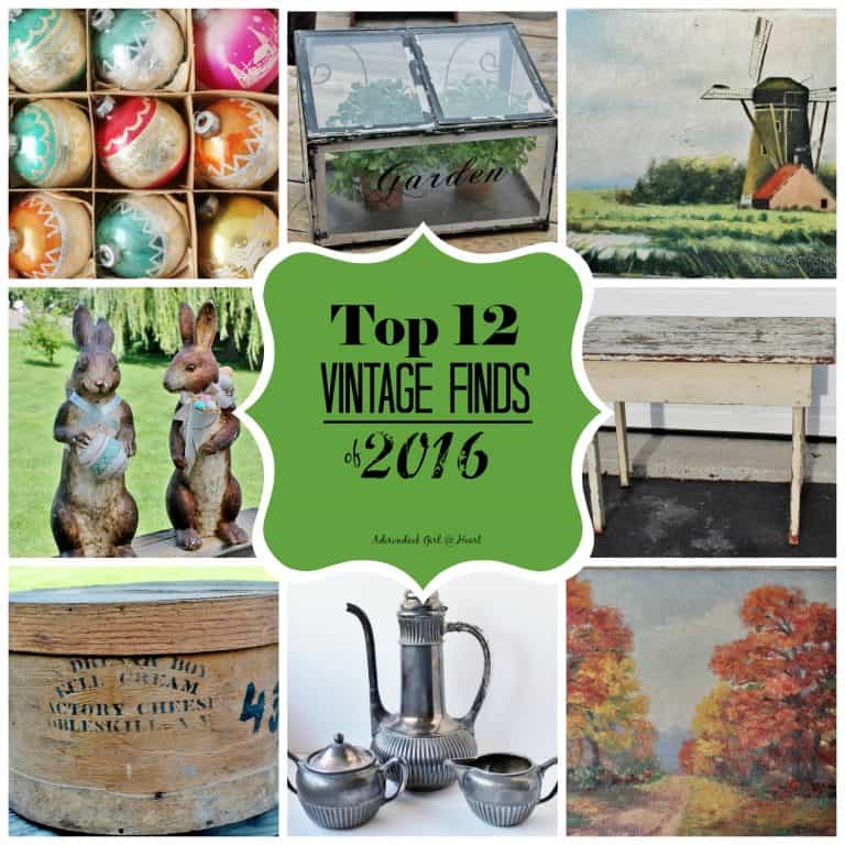 A Collage of my top vintage finds of 2016