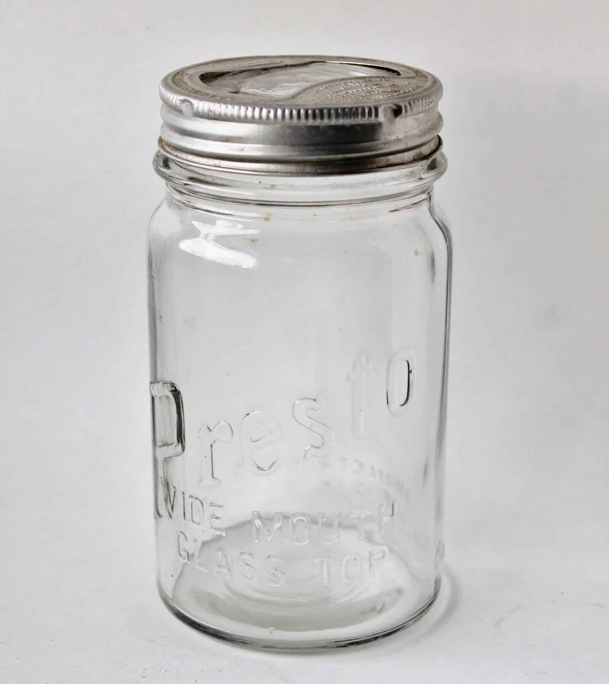 Large Antique Glenshaw Square Mason Jars with Zinc Lids (c.1930s) – Rush  Creek Vintage