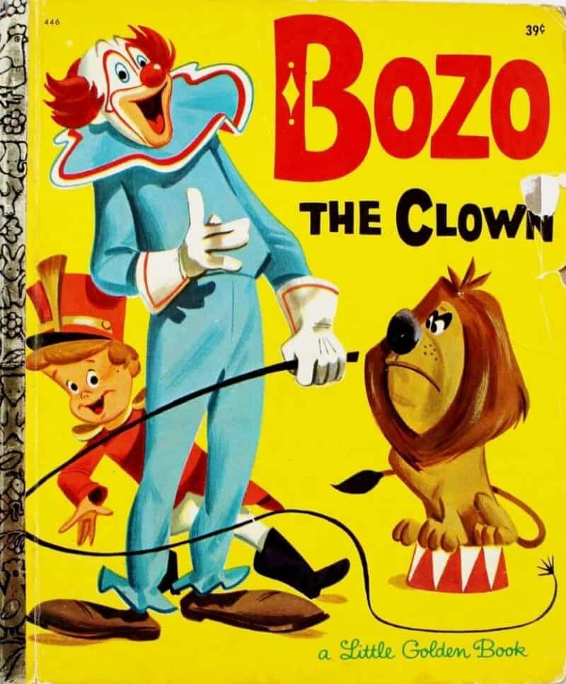 Bozo the clown vintage little golden book Bozo the Clown little golden book