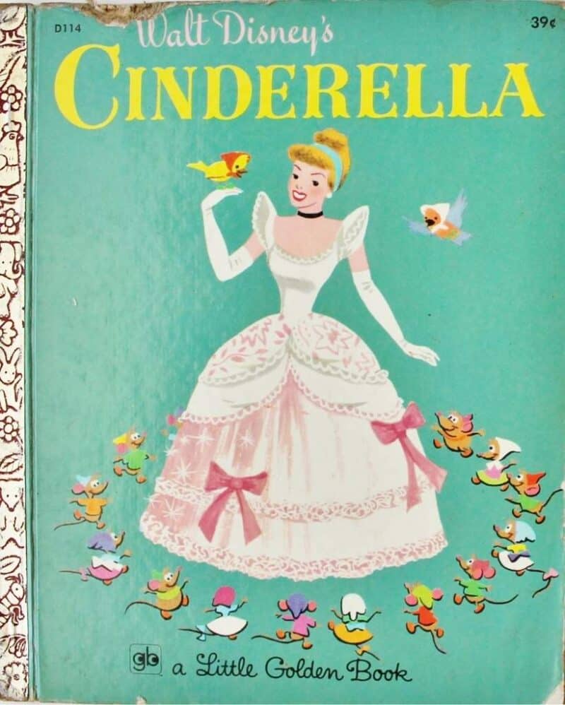 Cinderella Little Golden Book Cinderella little golden book showing cinderella in wedding gown