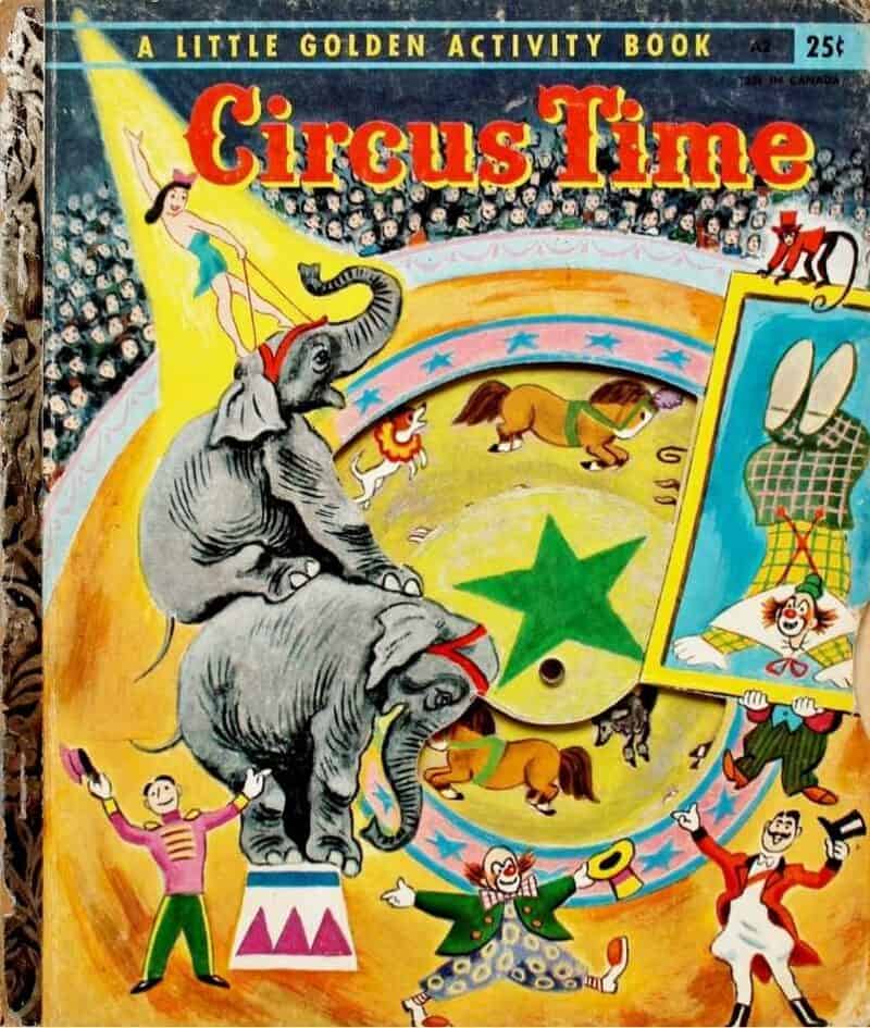 Circus Time vintage Little Golden Book Cicus Time little golden book