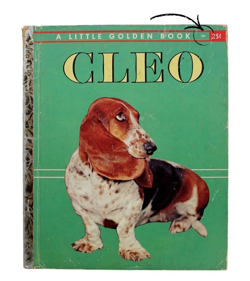 Cleo Vintage Little golden book with weiner dog 
