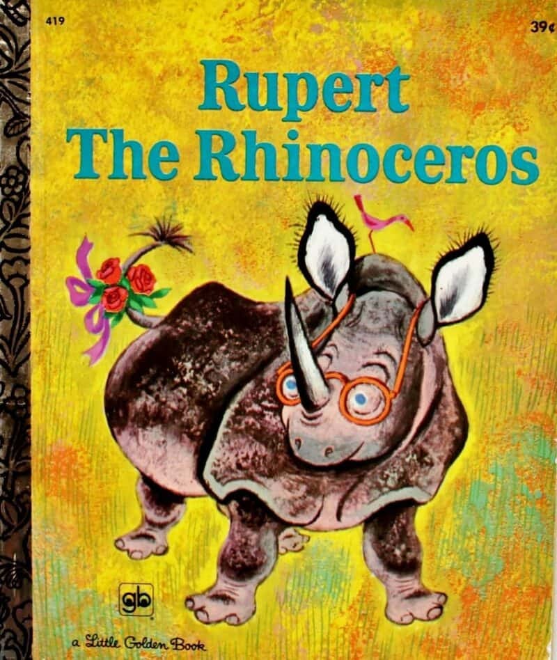 Rupert the Rhinoceros little golden book
