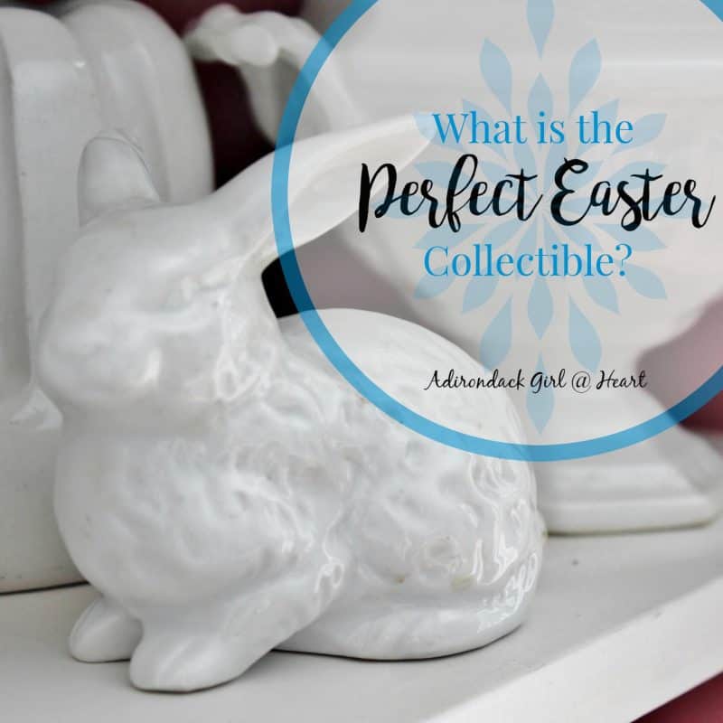 white ceramic bunny